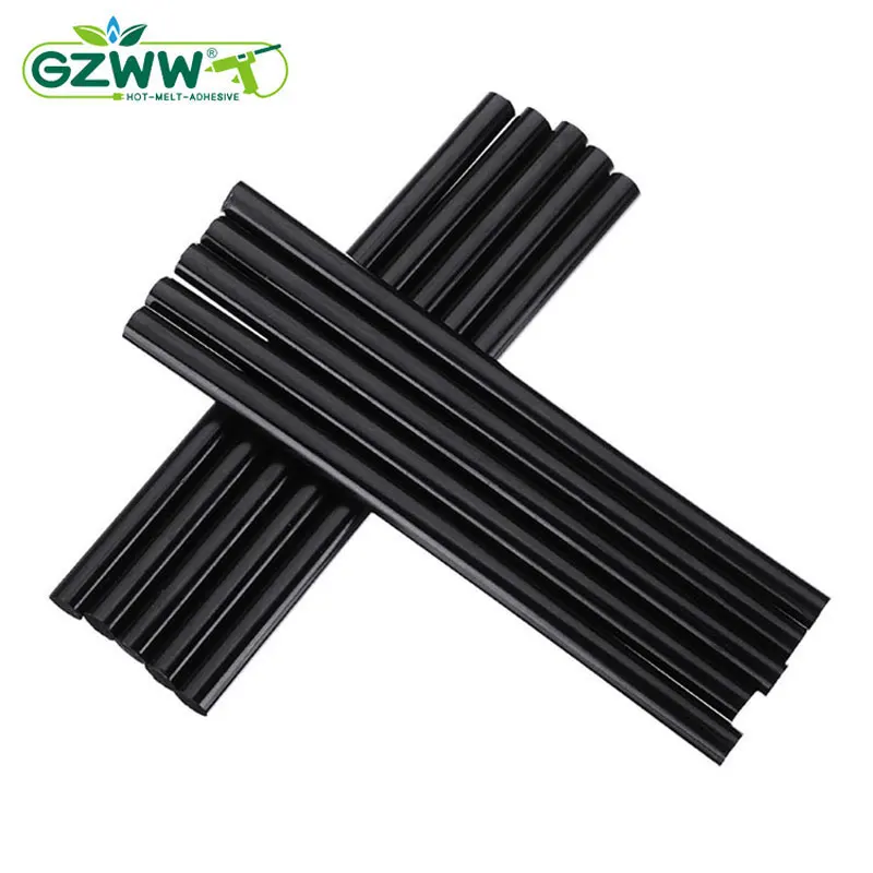 11mm size glue stick color black diy viscosity high hot melt glue stck for glue gun