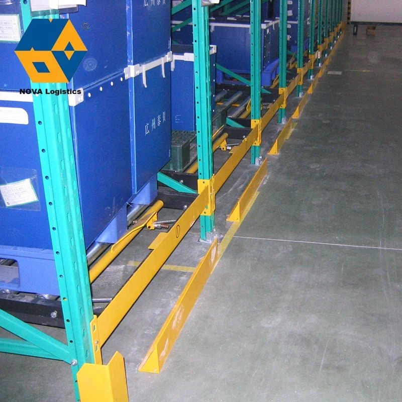 NOVA складское стальное оборудование для автоматизации без болта полки сверхмощный гравитационный Стеллаж/