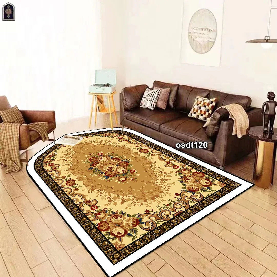 Factory Sale Hot Selling Foam Rug and Carpet Muslim Islamic For Ramadan Traditional Persian Alfombra Soft Fluffy Prayer Mat