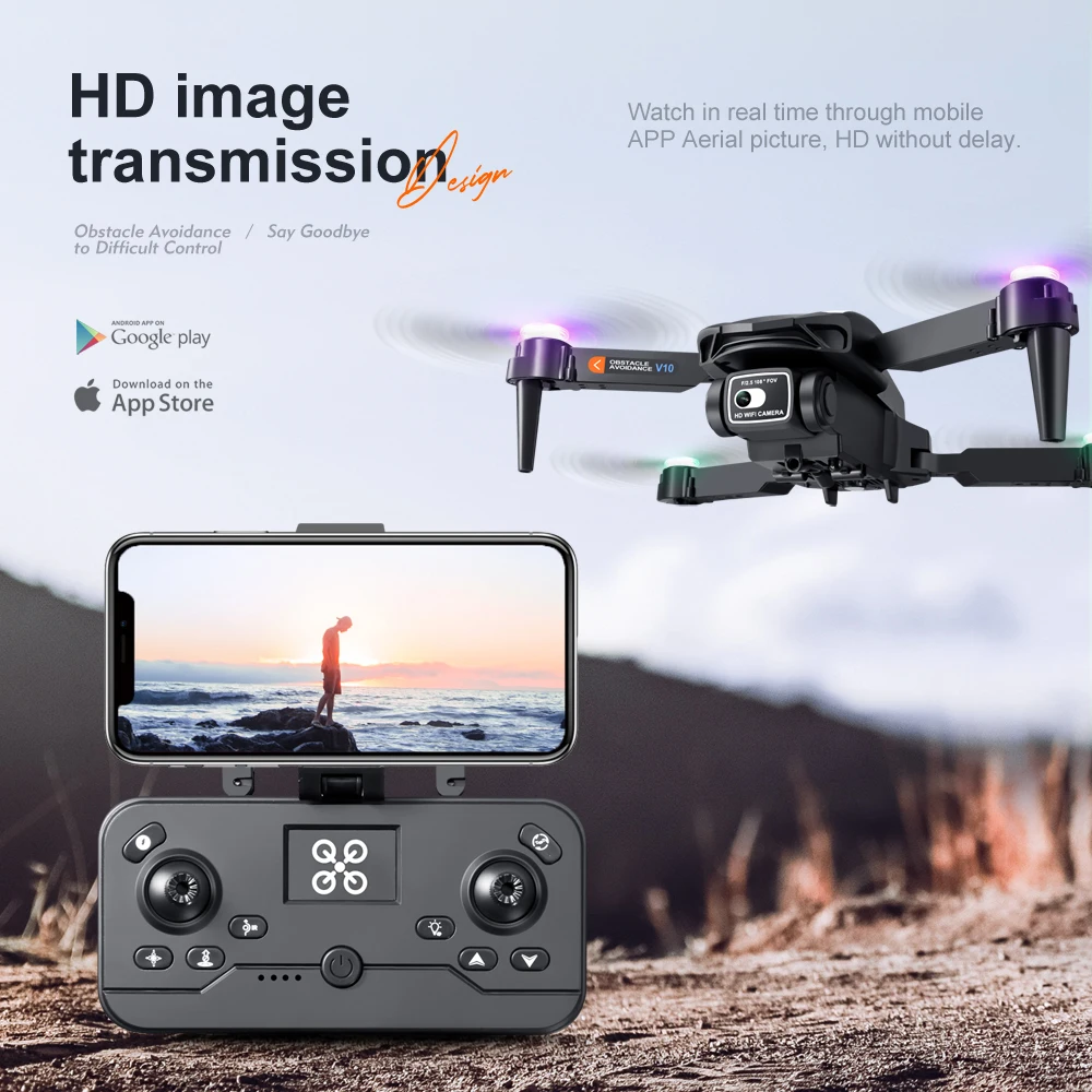 2023 высококачественные компактные складные портативные Квадрокоптеры Droness 4k hd видео шестиполосный гироскоп стартеры Дрон