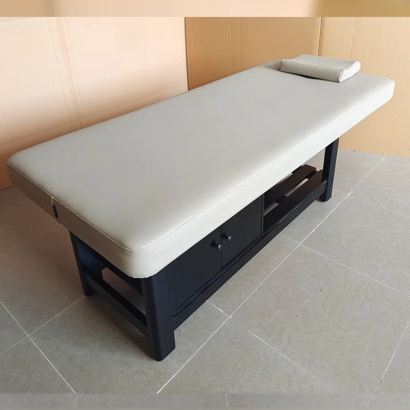 black thai luxury king professional salon lash bed chair wooden beauty table de massage bed