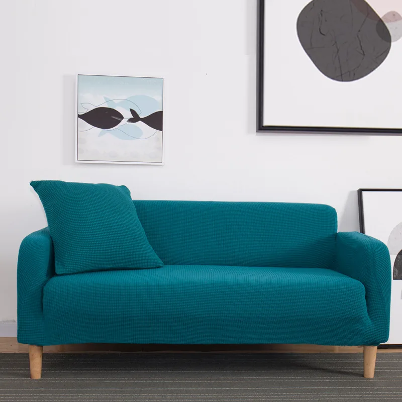 Wholesale Universal Knitted Thick Sofa Cover Single And Double Three Seat Sofa Cover Full Sofa Cushion Cover