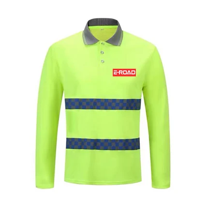 construction shirts work safety clothing reflective print t shirts long sleeve shirt