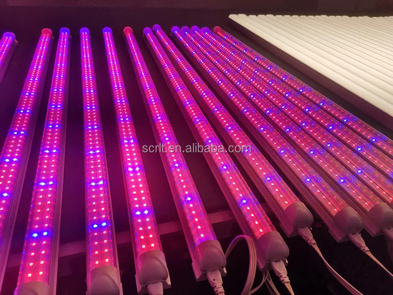 T8 Tubes Grow Light High Brightness Indoor Plants Leds Full Spectrum LED waterproof IP65 home plant factory lighting 0.9m 14W28W