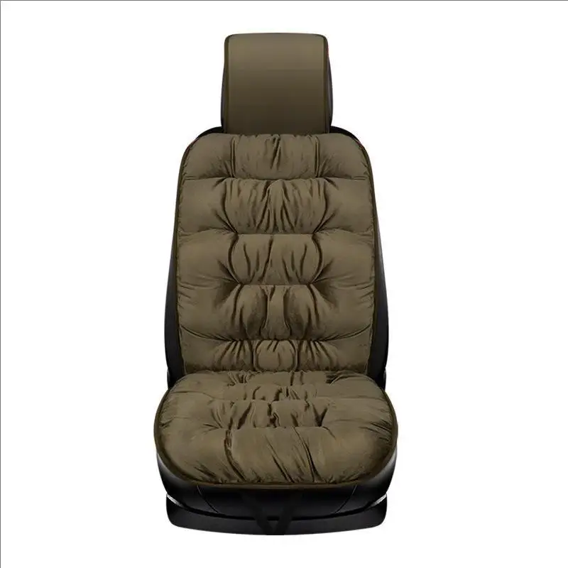 New Car Winter Seat Cushion Warm Soft Cushion Car Front Fleece Liner Cushion Flocking Supplies Cover Seat Seat Cover Cotton