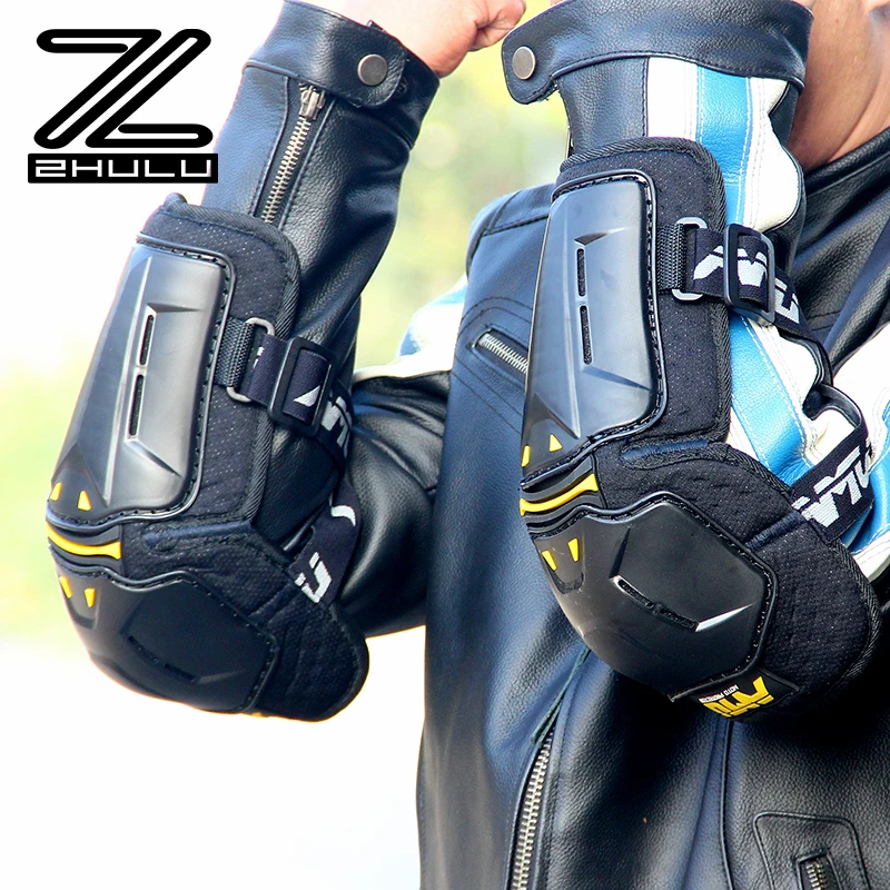 
Four sets of Motorcycle Protective Gear Safety Outdoor Sports Knee Elbow Pads 