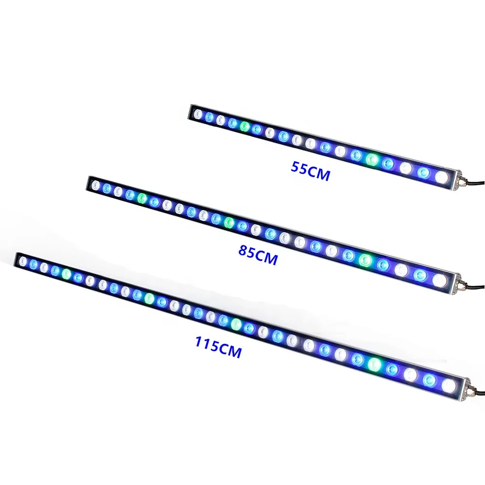  2021 1000K white blue green uv full spectrum 45 inch 36x3w 108w coral reef used led aquarium