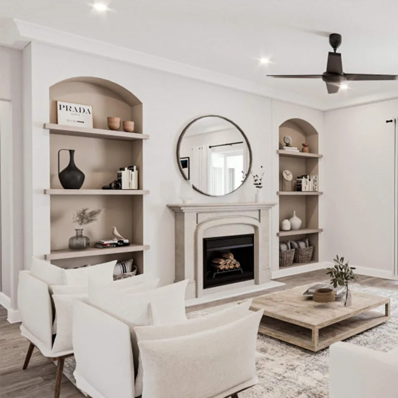 2024 prefabricated house light steel structure luxury Prefabricated Villa with light steel structure