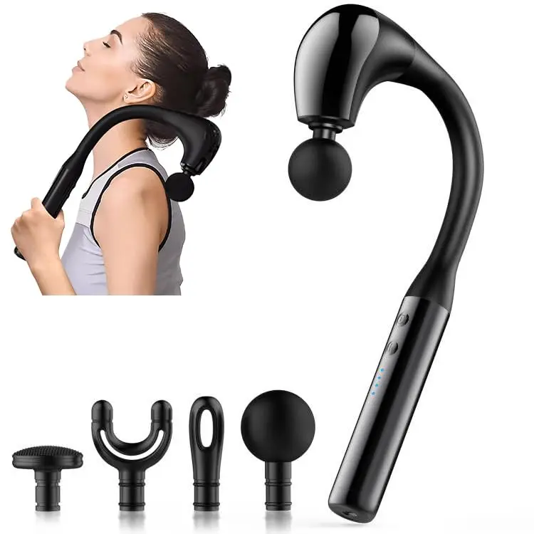 Massage Gun with Upgraded Extension Handle, Back Massager, Muscles/Neck/Shoulders/Waist/Legs Massager Portable for Pain Relief