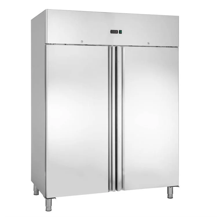 Factory Price Guangdong Refrigeration Equipment Fridge Freezer Double Door Coolers & Chillers Refrigerator Cabinet