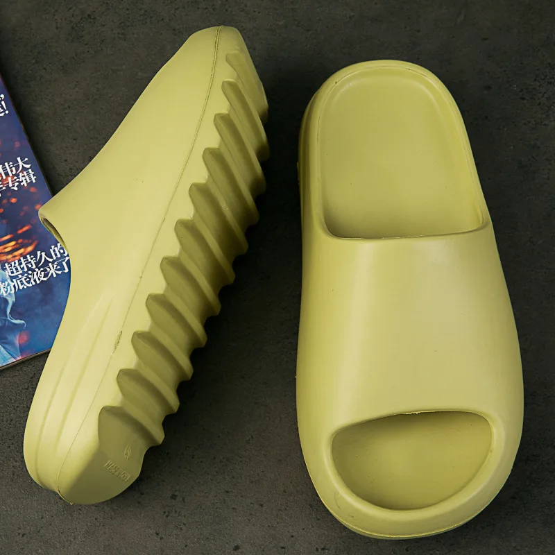 2022 BOYA Latest designs summer sublimation slides waterproof customized logo men flat EVA slides slipper