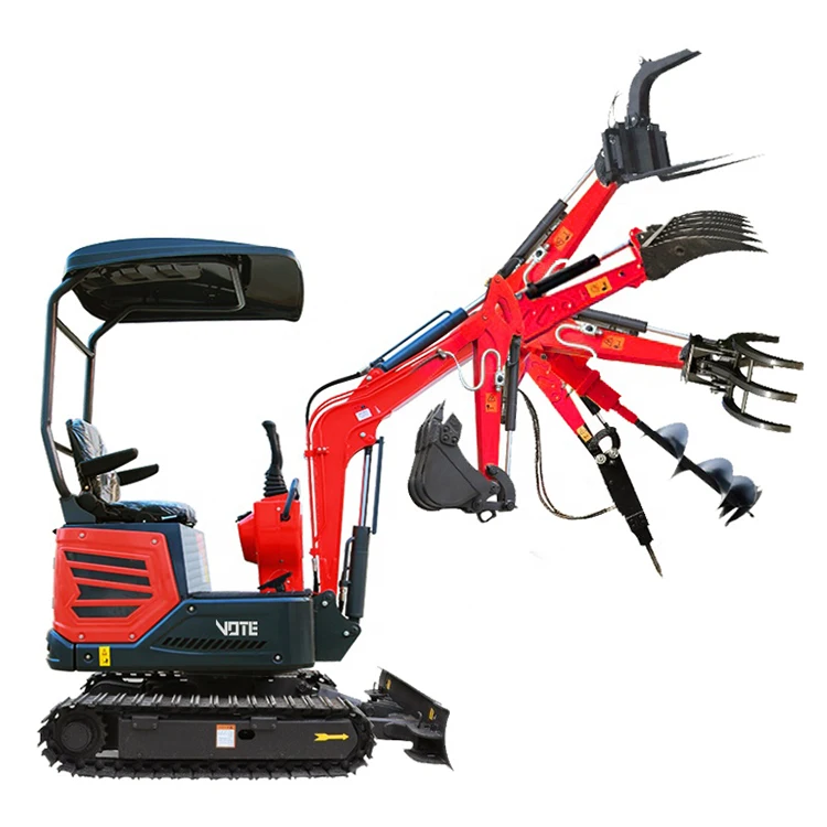 Small Hydraulic Crawler Mini Excavator Prices 1 Ton Machine Spare Parts for Sale Bucket Excavators Mini Digger