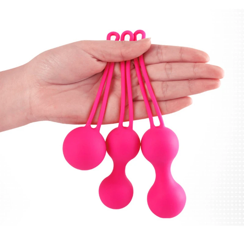 Best Seller Rose Red OEM Safe Adult Products Online Vagina Toy Pretty Love Kegel Ball For Women