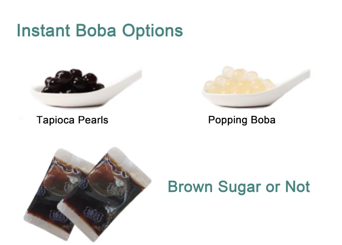 New Arrival DIY Jasmine Flavor Boba Pearls Milk Tea Powder Light Sweet Instant Bubble Milk Tea Kit with Straws