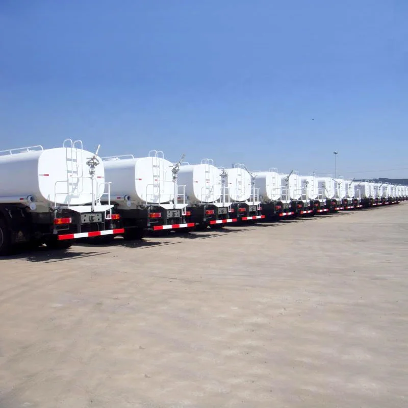 USED HOWO 5000 Gallon Water Tanker Trucks for Sale China Brand Good