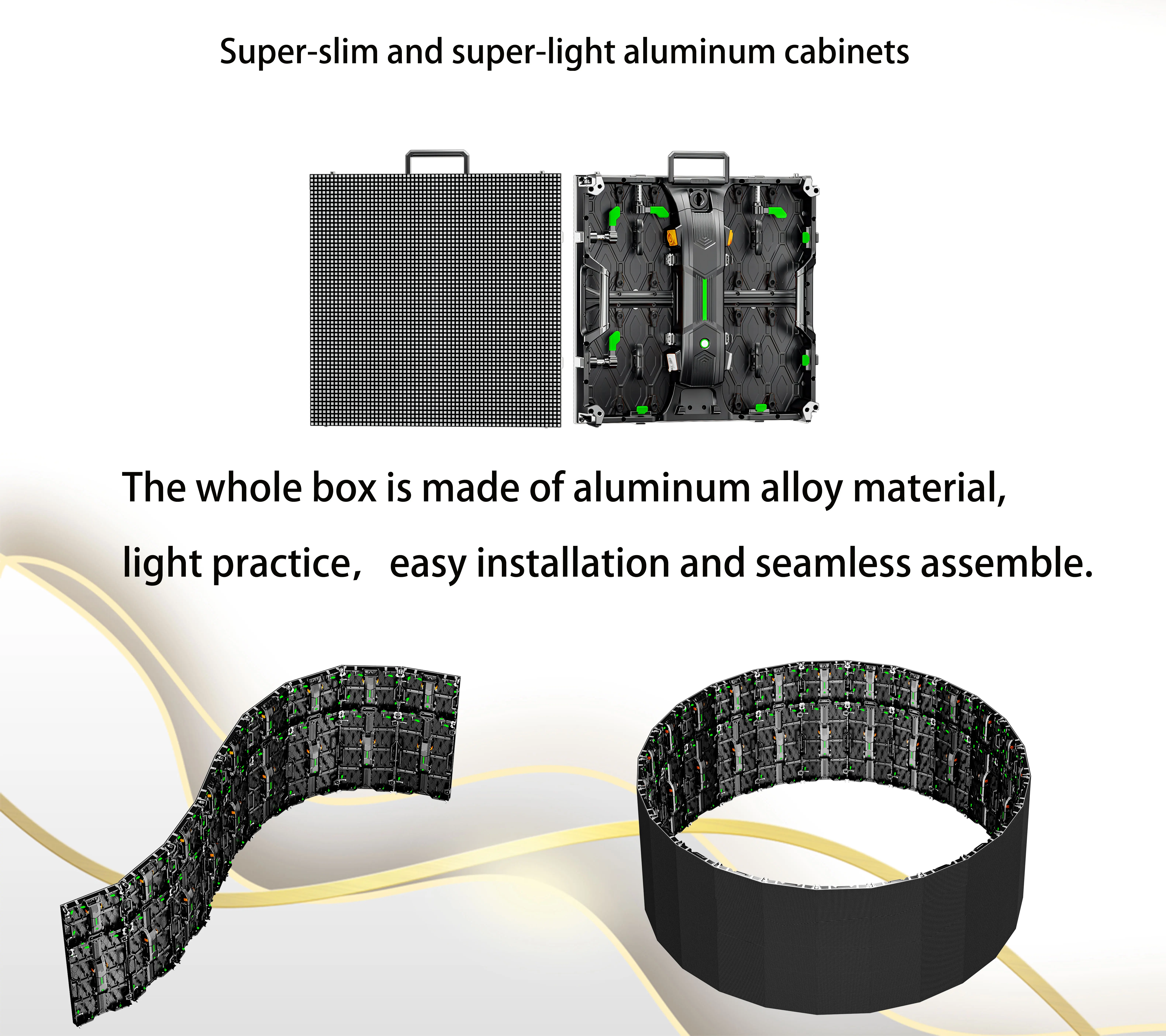 TOPLED dazzling hologram programmable mini free japanese movie large digital counter dj pop up wall screen led text display sign