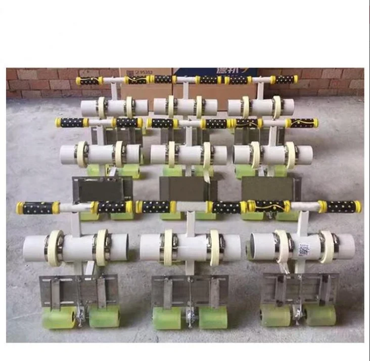 Hand Push Floor Gluing Machine Made in China Manual Tape Cutting Machine Marking Tool Masking Paper Taping Machine for Sale