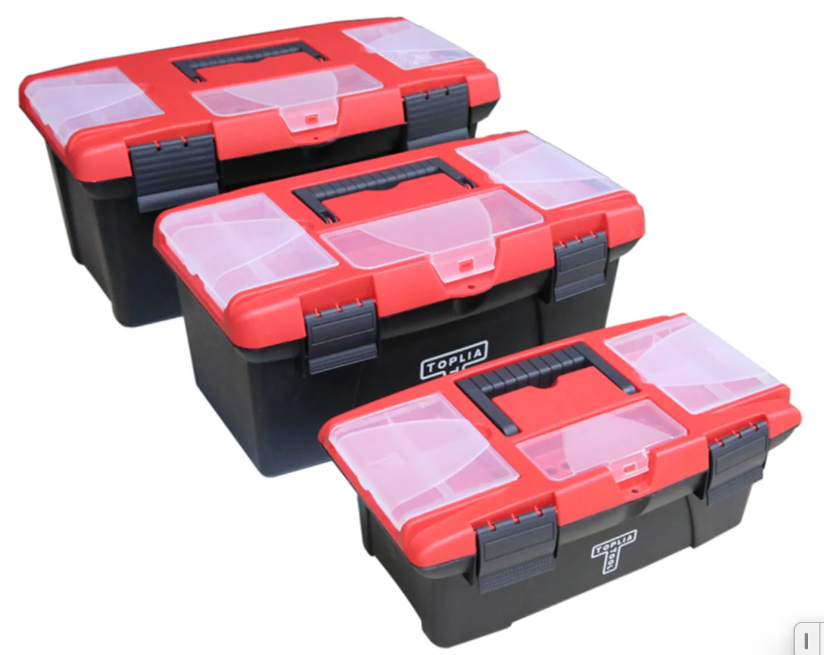 wholesale uni-t toplia multifunctional home office electronic tool storage box enhanced double-layer toolbox