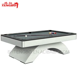 Multi functional factory sell rainbow pool table billiard together with table tennis and dining table for sale