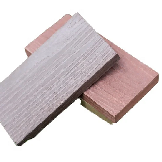 Interlocking wood grain fiber cement board decking DIY WPC floor patio garden swimming pool balcony piso walkway roof tiles