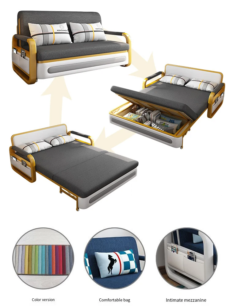 design sofa come bed multifuncional folding sleeper couch reclinable living room sofas for home furniture living room modern