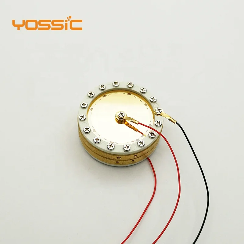 
DIY microphone 34mm Condenser Capsules Large diaphragm with double-sided gold-plated 