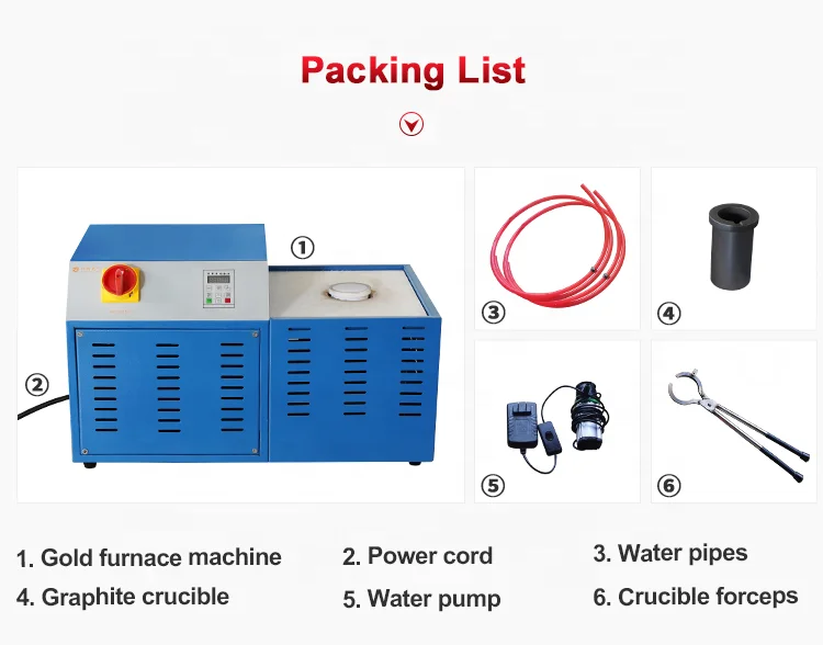 Furnace for melting platinum gold палладистого gold K-Gold