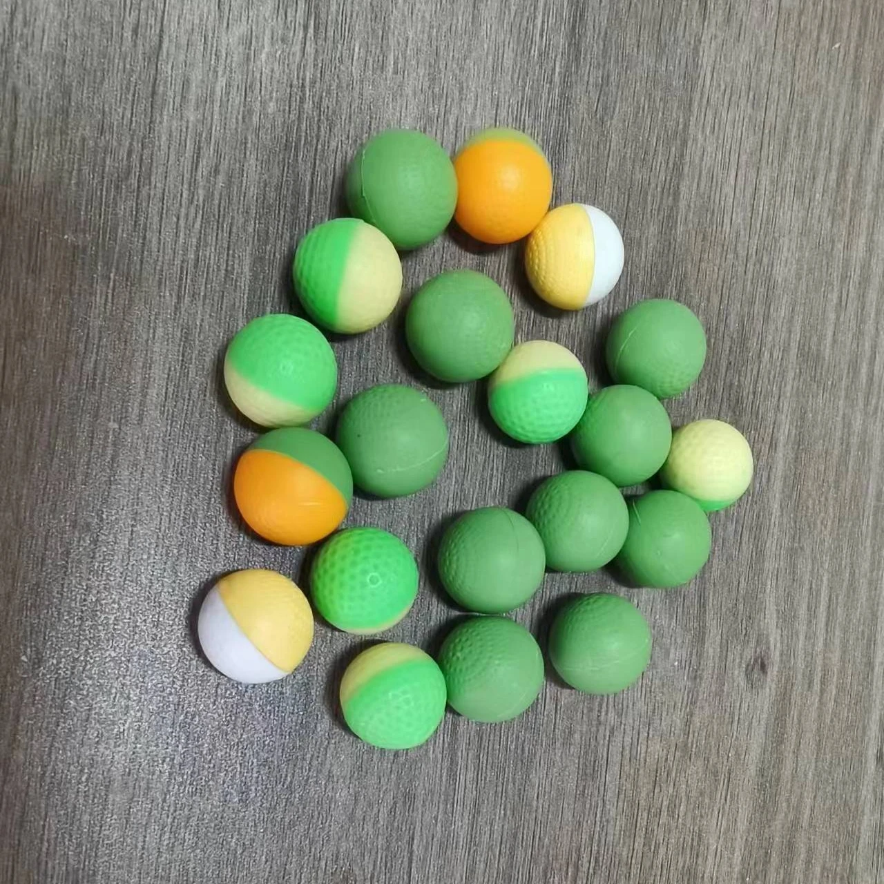 Hot selling High Quality Outdoor Shooting Games Multi color Powder Paintball Balls