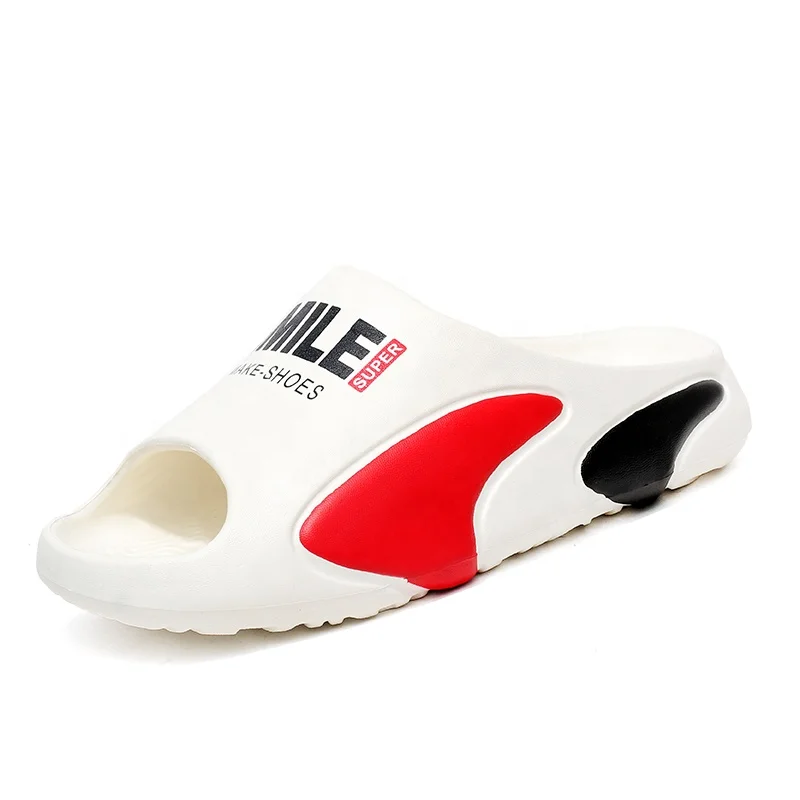 Wholesale men summer plush sandal EVA unisex clogs beach slippers for mans casual slippers