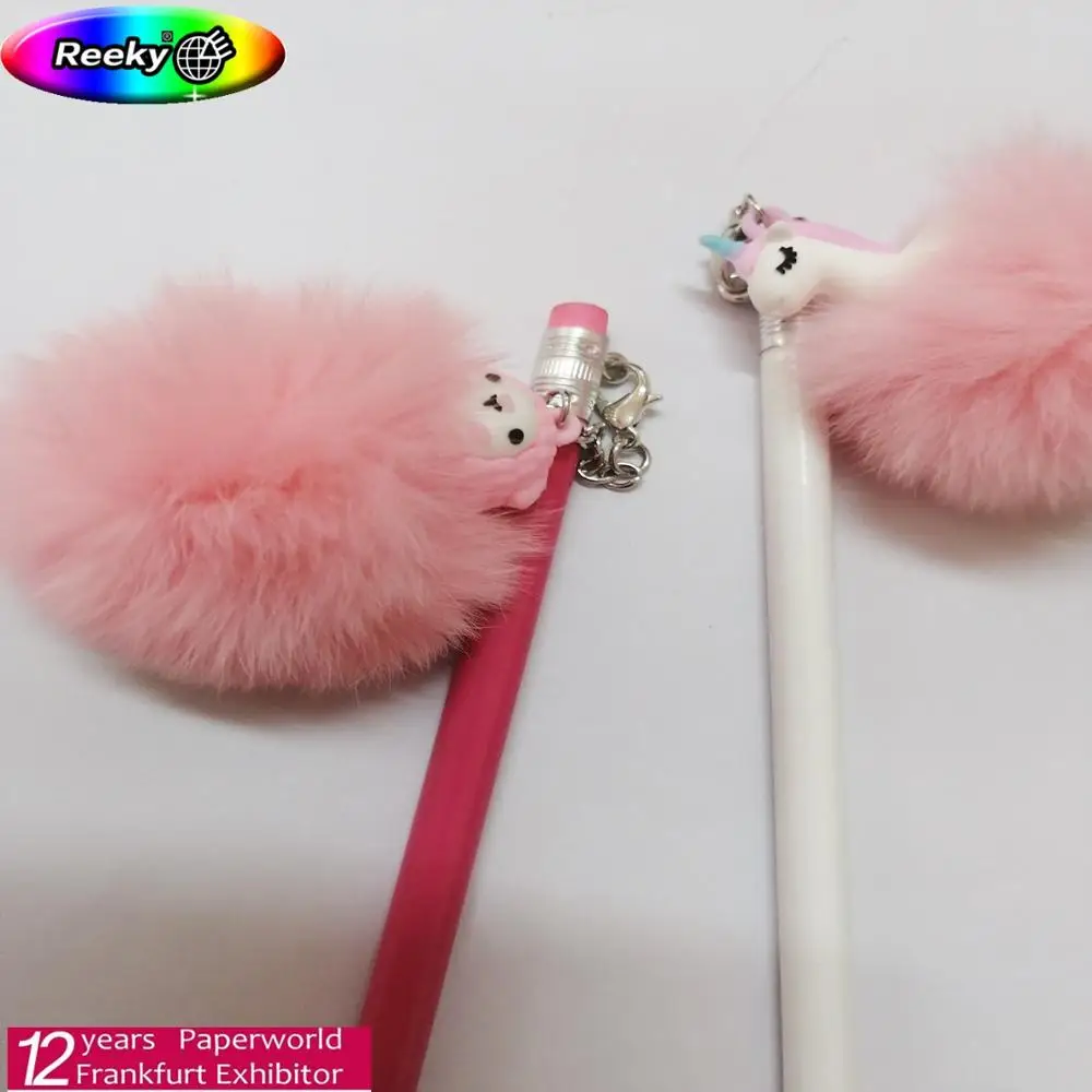 new design lovely HB lead pencil cute pencil with pendant different hang
