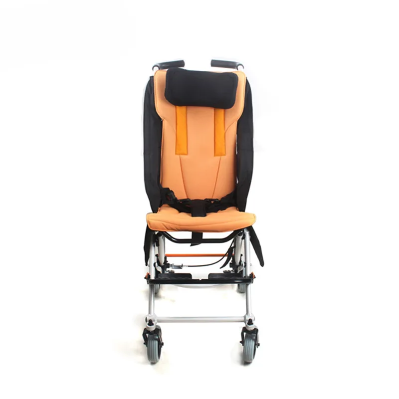 Aluminium Alloy Lightweight Foldable Outdoor Travel Children Wheelchair for Kids