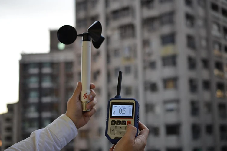 Mobile Crane Wireless Anemometer Wind Speed