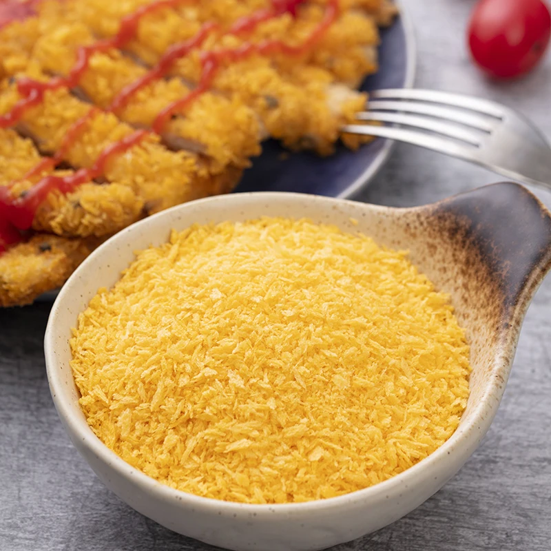 10KG Bulk Package Wholesale Panko Bread Crumds Yellow Breadcrumbs