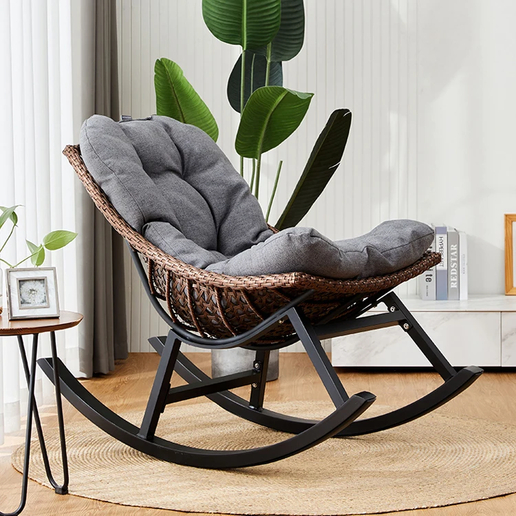 Прямая продажа с завода, комплект уличных стульев-качалок для террасы