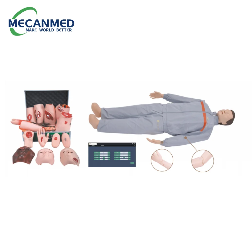 Mecan Medical One Stop Supplier First Aid Full Body Dummy Cpr Trauma Life-Size Adult Cpr Training Model