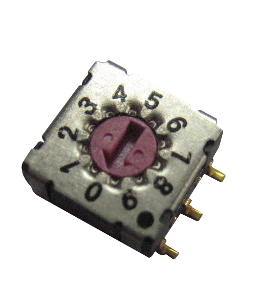 CK поворотный smd 16 положение переключателя код slector переключатель низкий профиль Мини фрезерная почвообрабатывающая машина с dip-переключатель 10 позиций