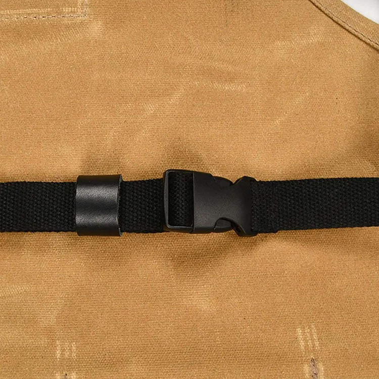 27 Heavy Duty Durable Multi-Use Shop Waxed Canvas Work Tool Aprons with Pockets for Men and Women