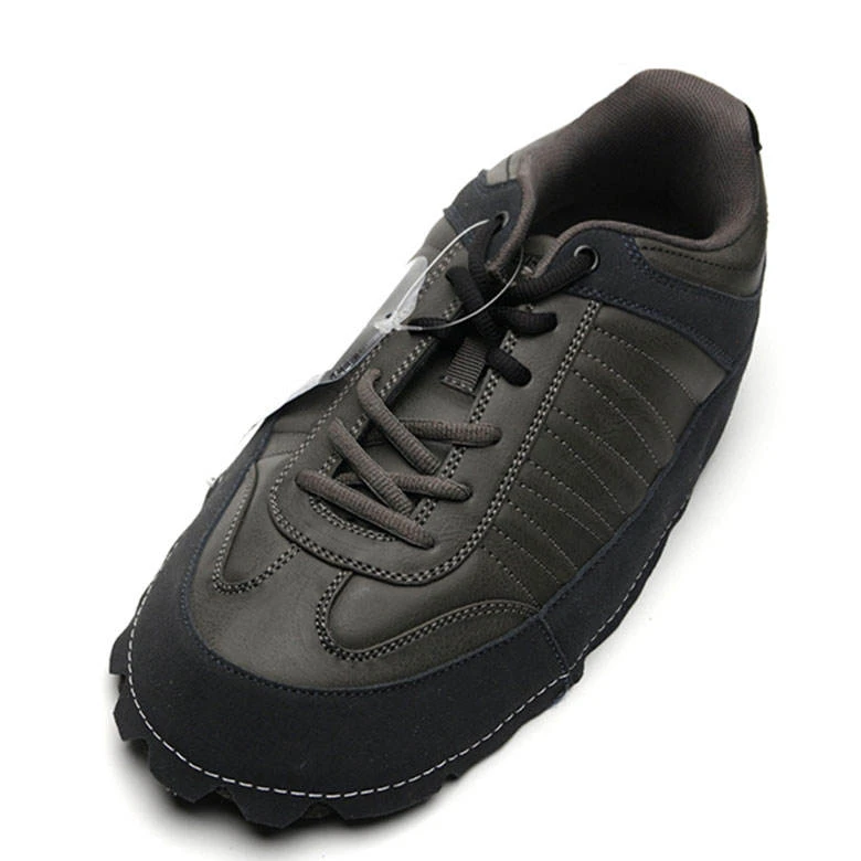 Massive Wear resistant semi finished breathable black embossed buffalo leather safety shoe upper