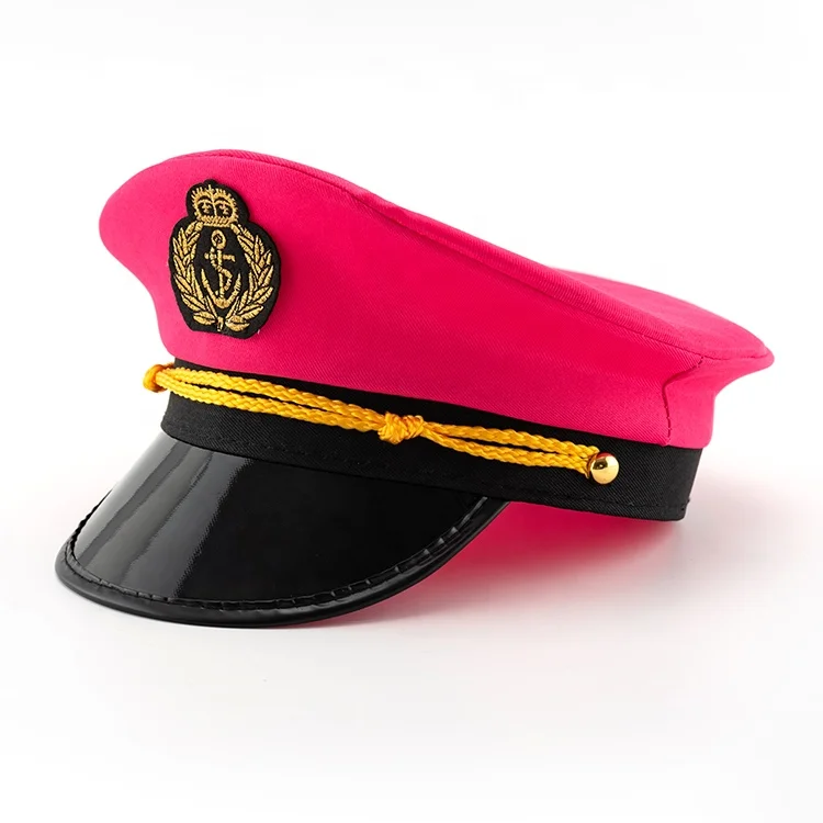 
2020The factory will sell the best-selling pink lieutenant uniform hat, sailor hat, captain hat 