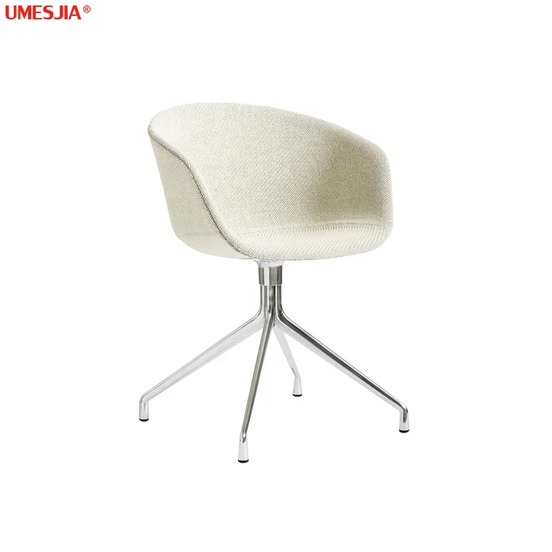 Luxury Nodic  Dining Chair Restaurant Furniture coffee chair Velvet synthetic leather Aluminum Powder coated black feet