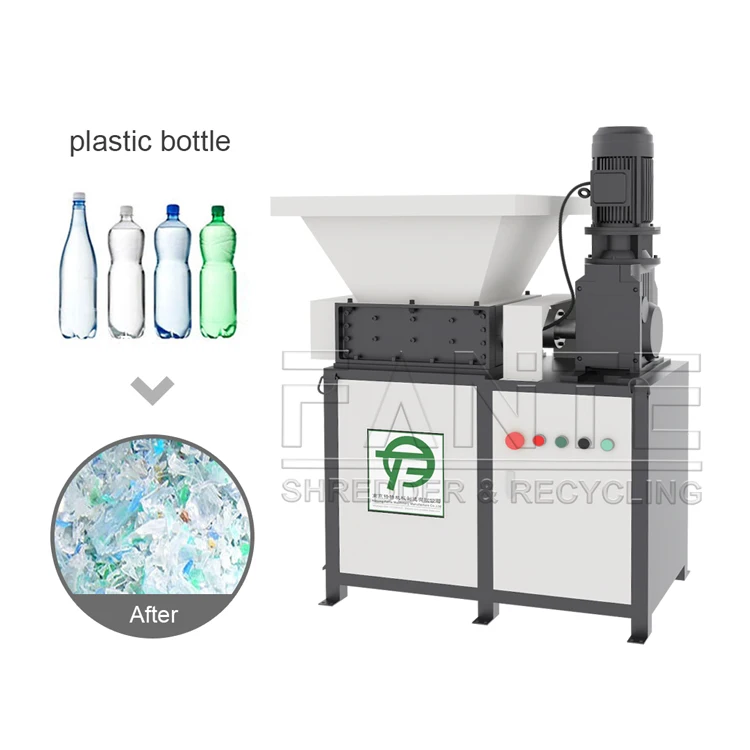 Copper wire /steel hard disk/ fabric industrial/ carton waste/ car tire/ recycling plastic shredder machine