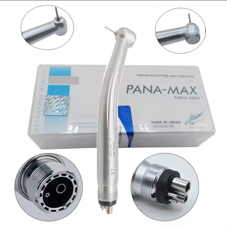 Promotion Dental handpiece Max1 M4 B2 Torque Push High Speed Ceramic Bearing Single Water 3 Way Air Turbine for Dental Clinic