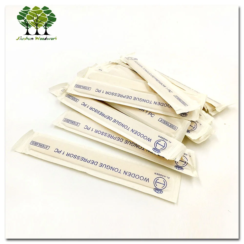 
Wooden tongue depressor wax spatula 