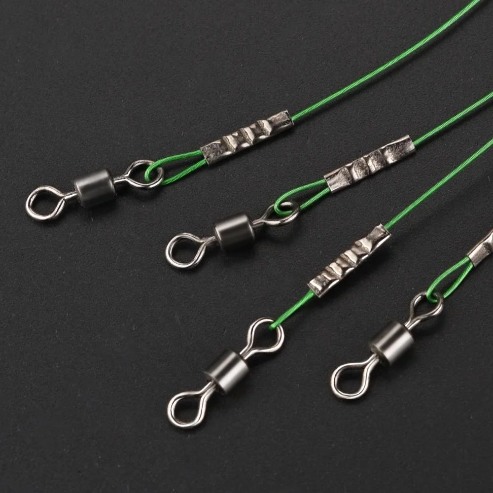 ice fishing 1x7 power stainless steel lure trace wire leader