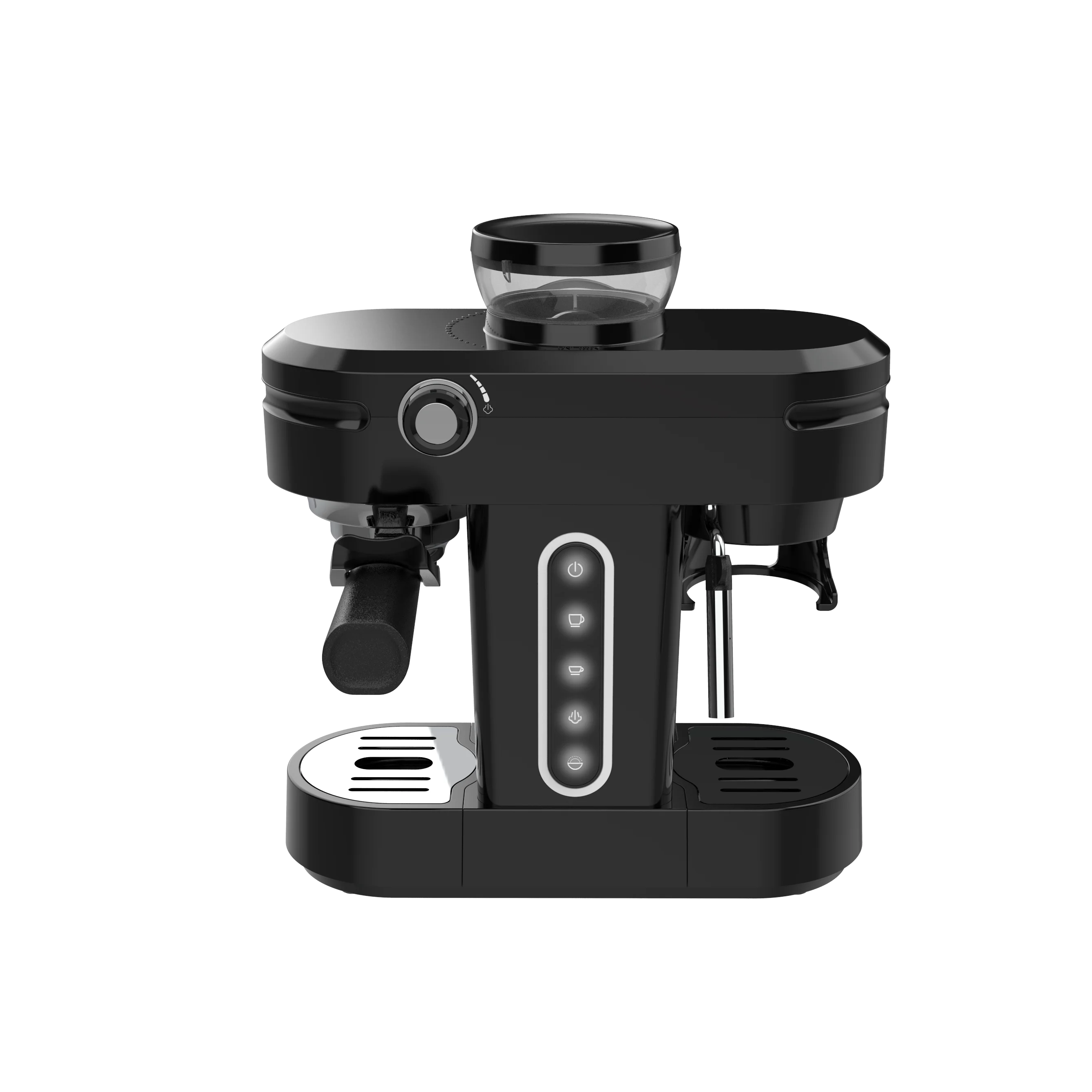 Grinder ODM Cappuccino Machine 2 Year Kitchen Cafe Electric Stainless Steel 2023 Italy Design Espresso Coffee Maker15 Bar 3 in 1