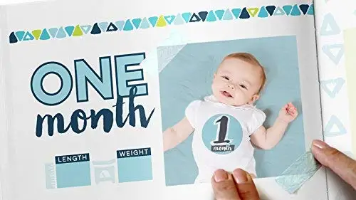 Baby Memory Book First 5 Years Scrapbook Keepsake Album a book for lasting memories