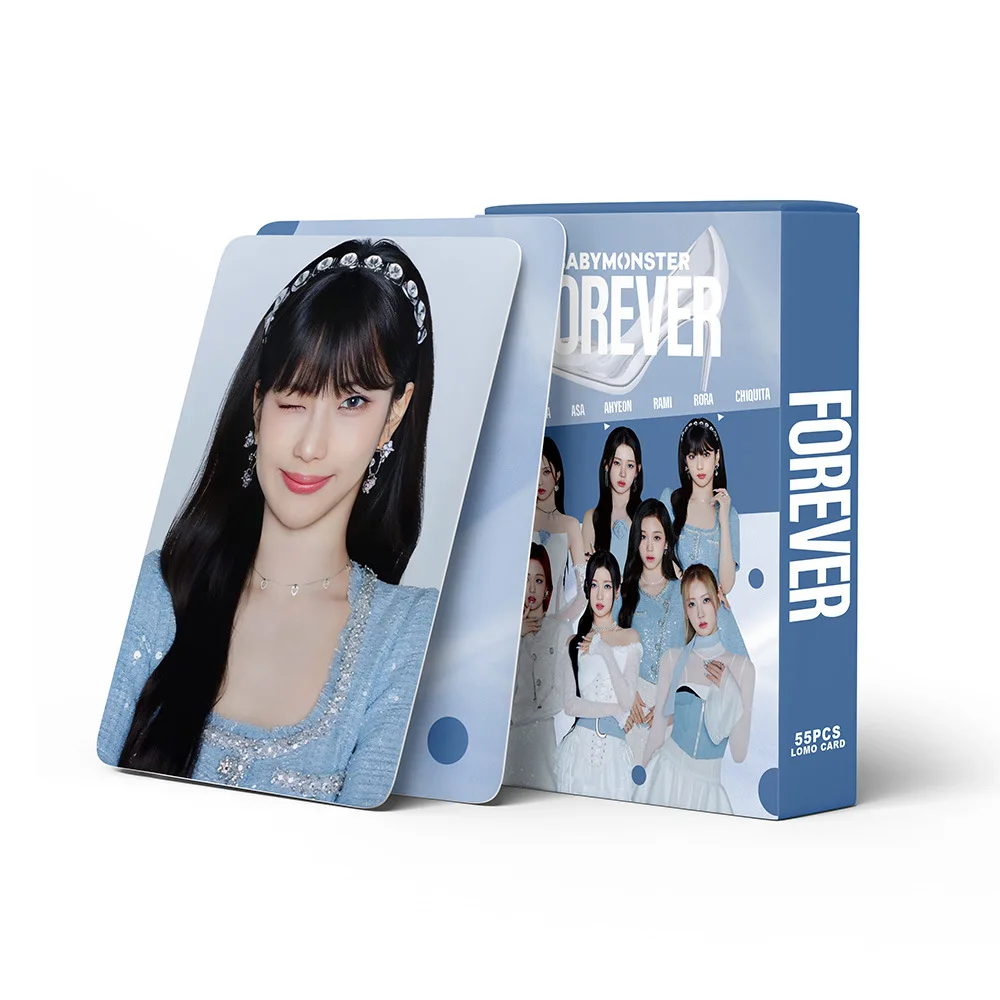 KPOP 55pcs/box BABYMONSTER FOREVER Photocard Lomo Card Photo Card
