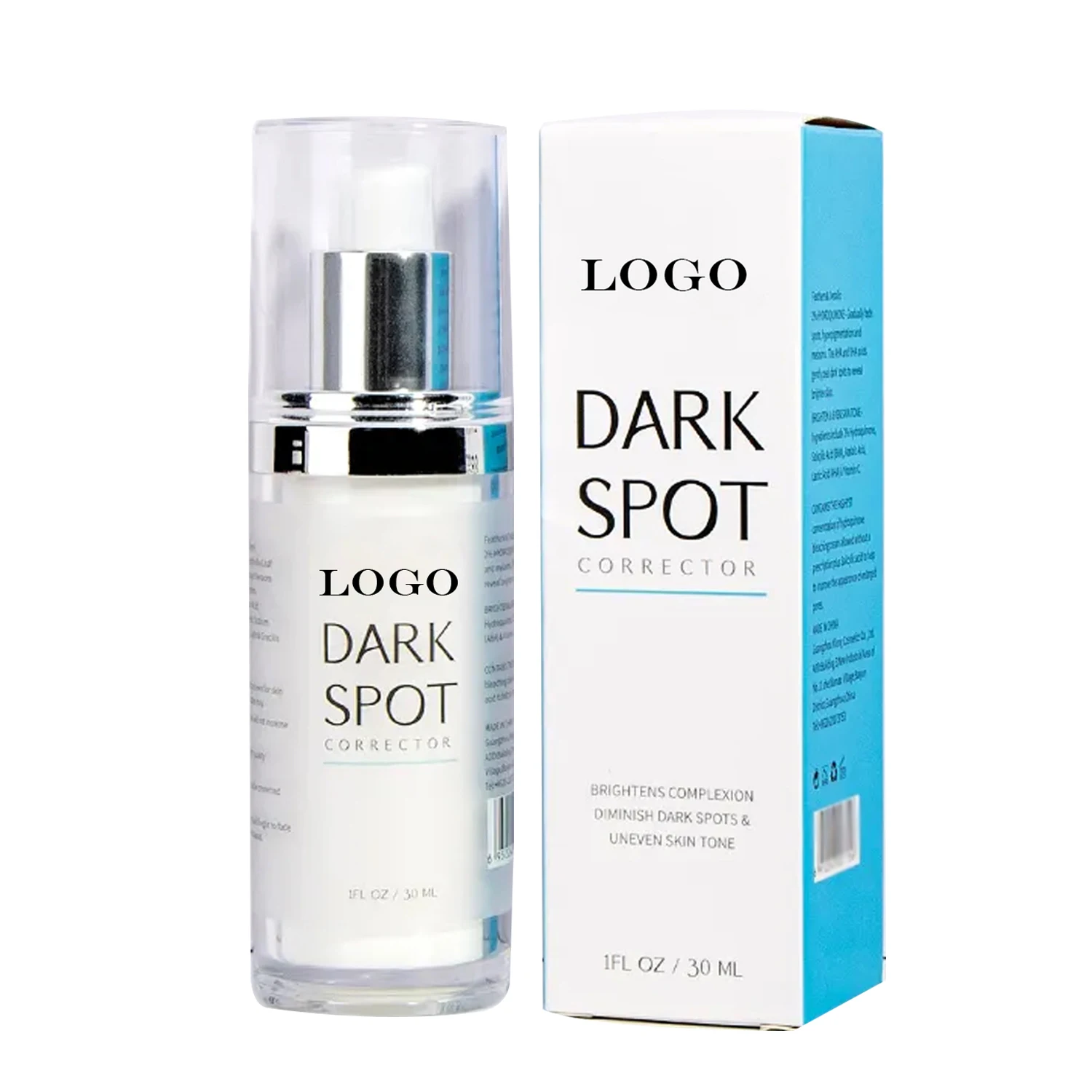 Private label OEM Dark Spot Correcting Glow Serum Dark spot Corrector Face Glowing Serum 30ML