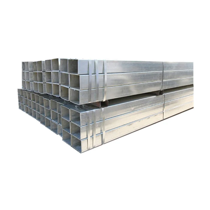 20*20mm 1.5 1.2 inch hot sale sizes and weight chart gi square pipe galvanized steel pipe galvanism pipes