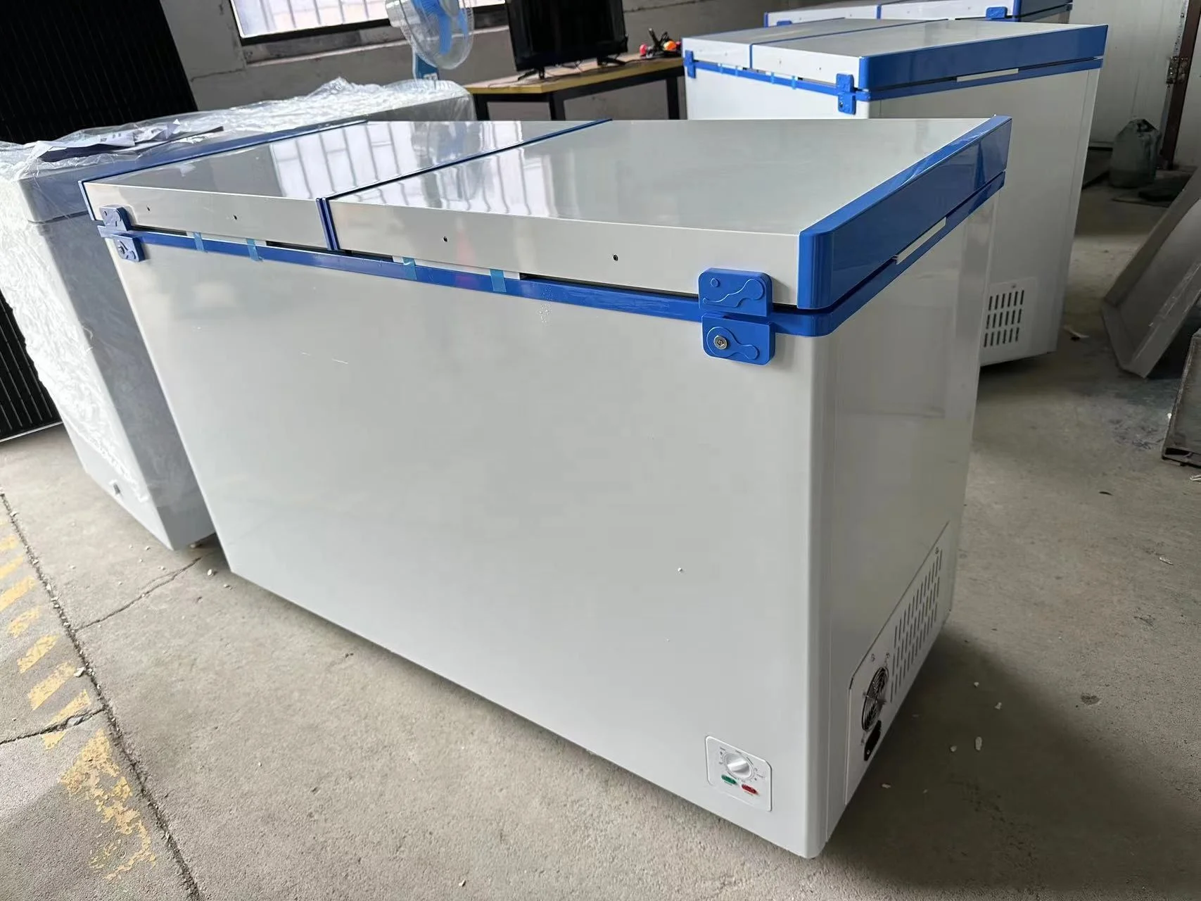 CKD chest freezer 358L DC 12V commercial 12.6cu.ft save energy appliance fridge off grid solar deep freezers